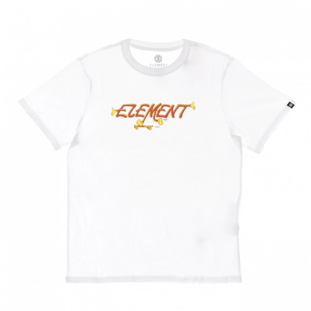 Element Heren Pusher Optic White T-Shirt White Heren