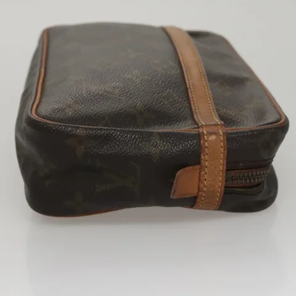 Louis Vuitton Vintage Pre-owned Canvas clutches Brown Dames