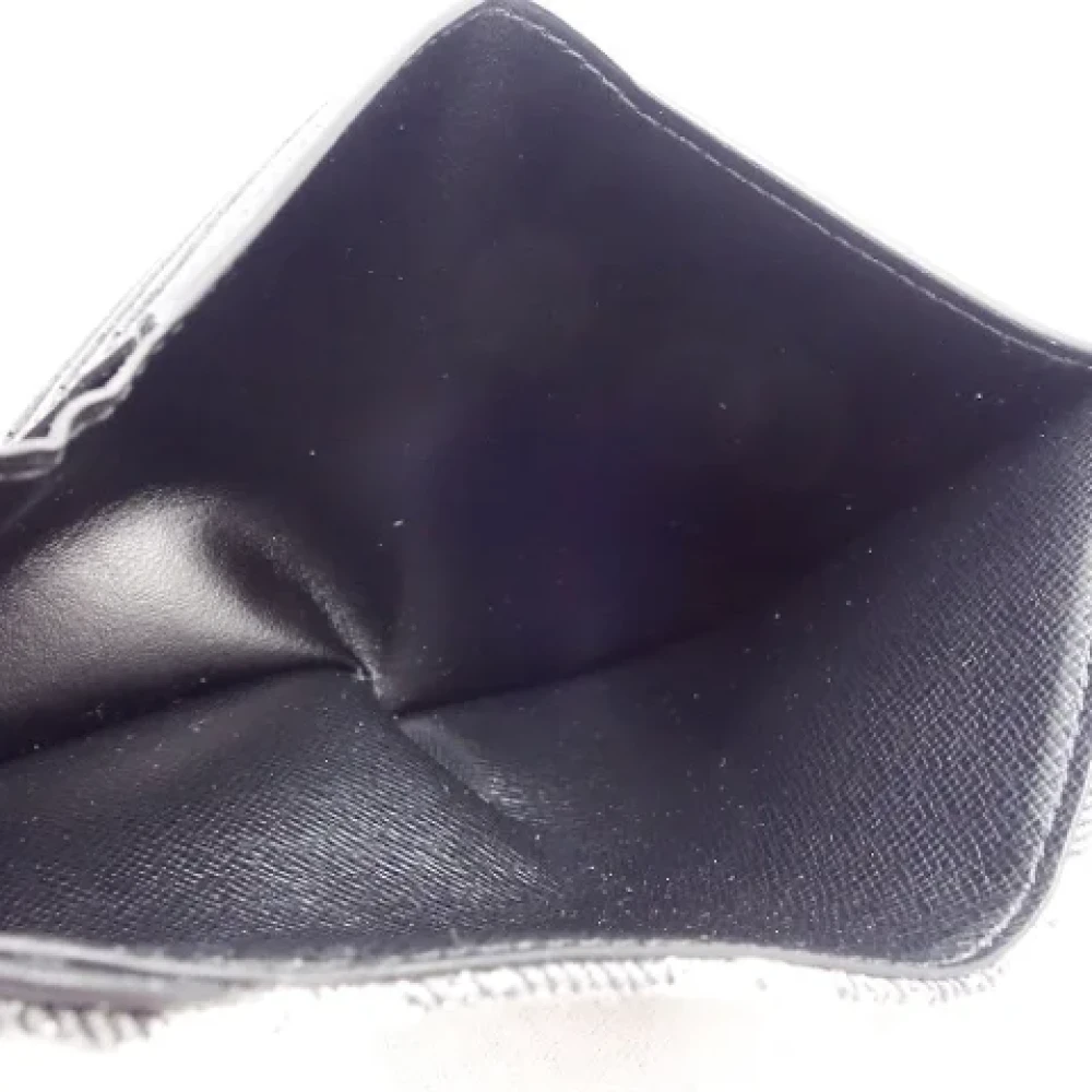 Louis Vuitton Vintage Pre-owned Denim wallets Black Dames