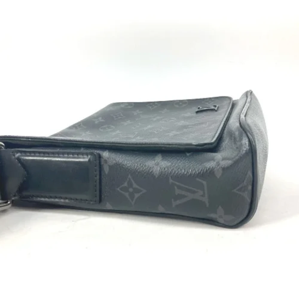 Louis Vuitton Vintage Pre-owned Cotton louis-vuitton-bags Gray Dames