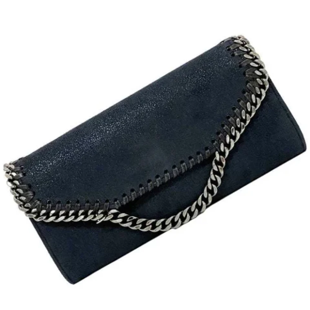 Stella McCartney Pre-owned Polyester wallets Blue Dames