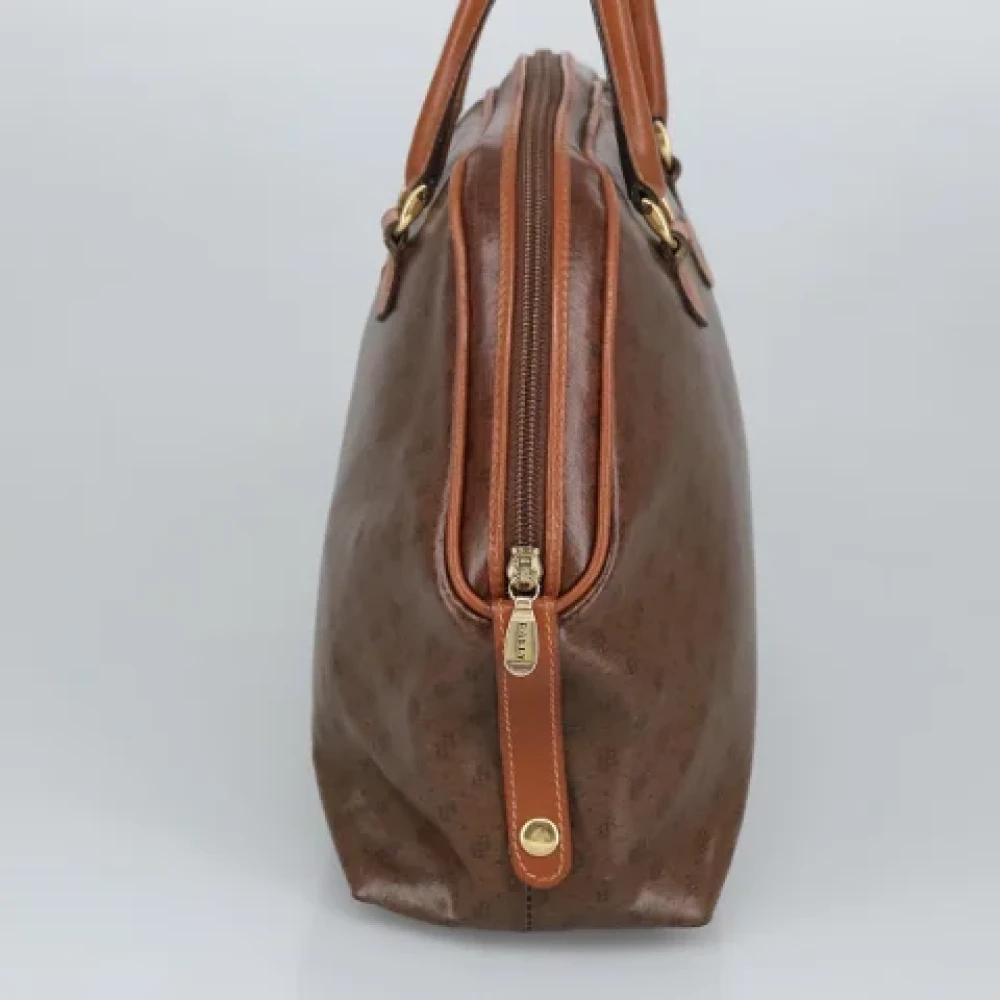 Bally Pre-owned Canvas handbags Brown Dames