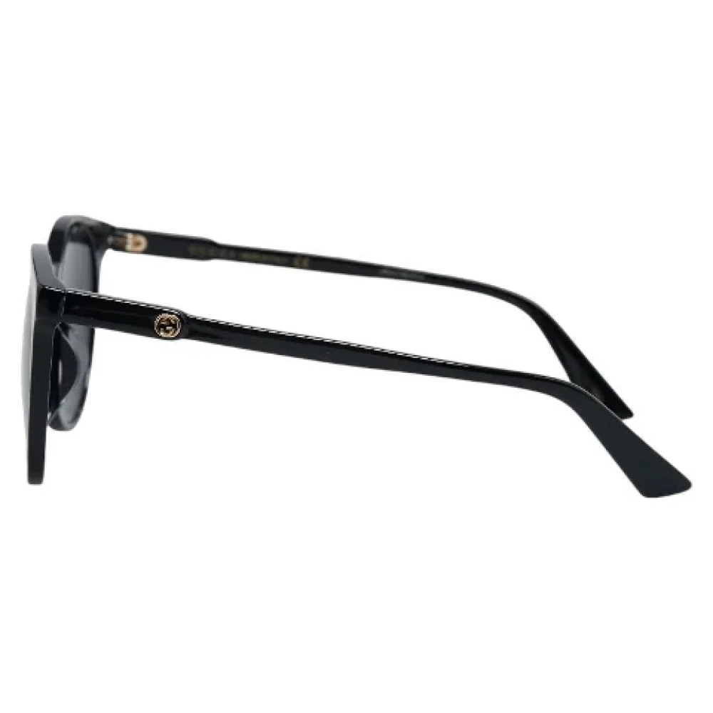 Gucci Vintage Pre-owned Plastic sunglasses Black Dames