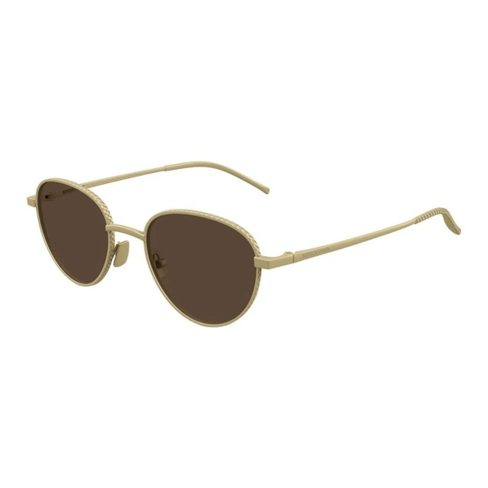 Bottega Veneta Men's Brown Sunglasses, 50 Mm, Pantos Sunglasses