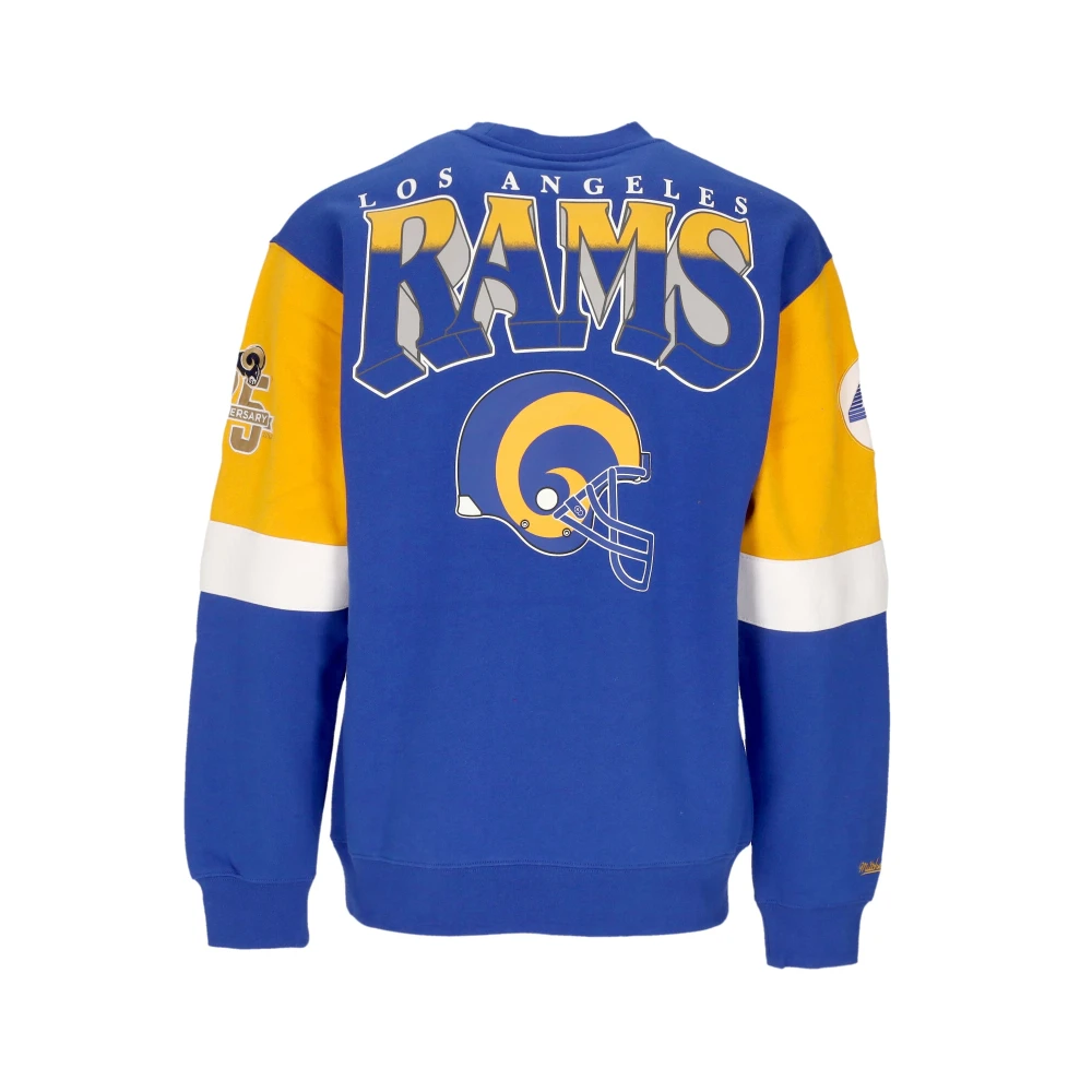 Mitchell & Ness NFL Los Angeles Rams Crewneck Sweatshirt Blue Heren