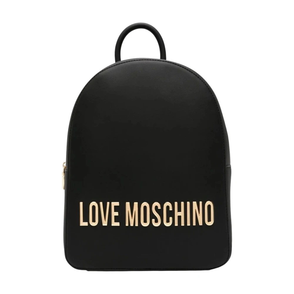 Love Moschino Lettering Rugzak Zwart Black Dames