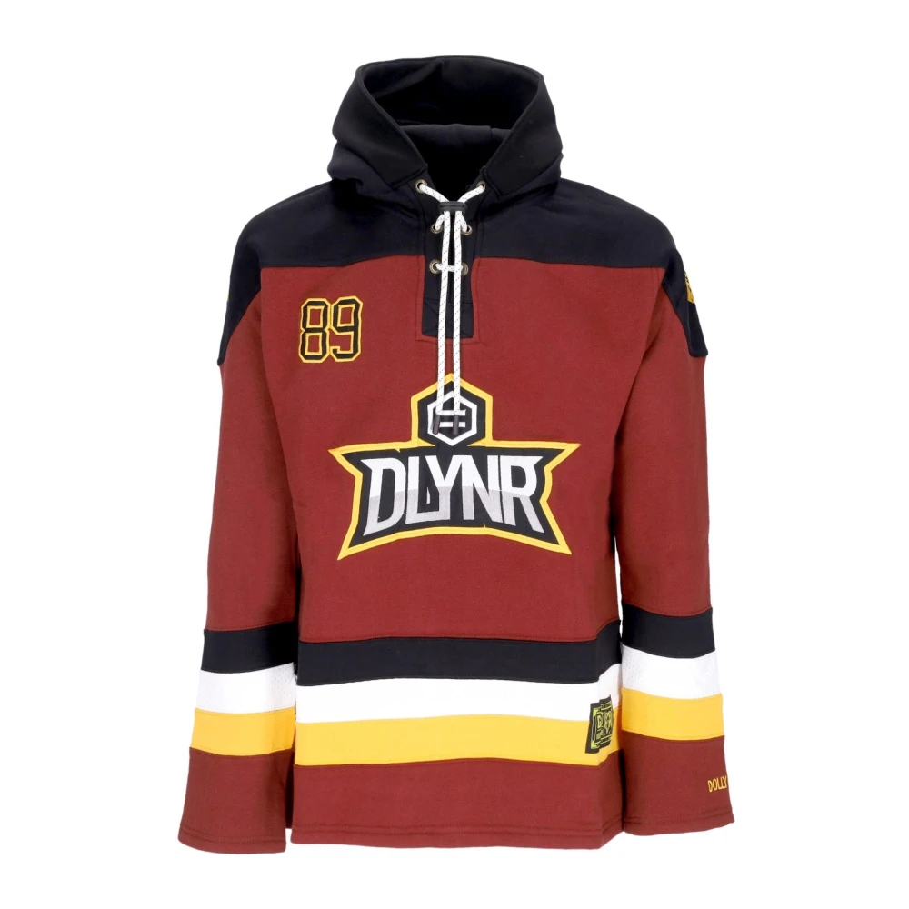 Dolly Noire Klassieke Hockey Hoodie Bordeaux Multicolor Heren