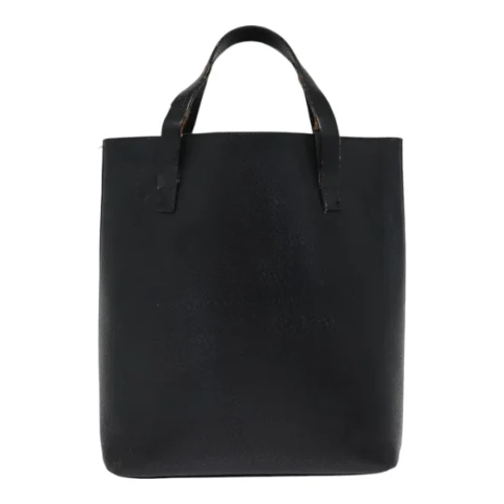 Gucci Vintage Pre-owned Leather handbags Black Dames