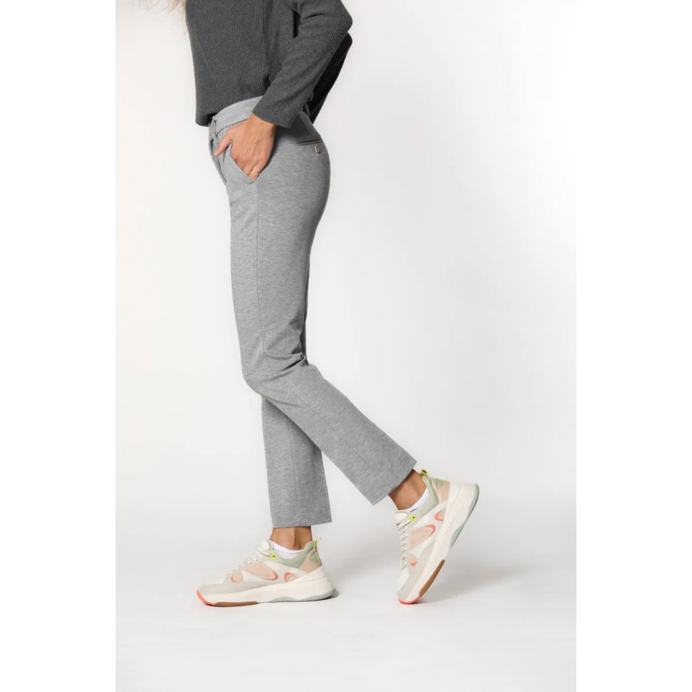 Mason's New York Slim Chino Broek Gray Dames