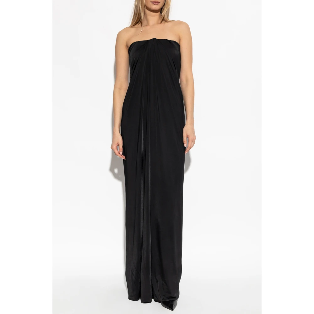 Salvatore Ferragamo Off-shoulder jurk Black Dames