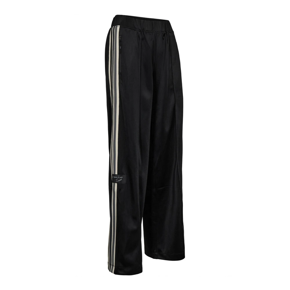 Haute L'amitié Women's Black Wide Trousers - Wide Trousers - Xs - Trousers