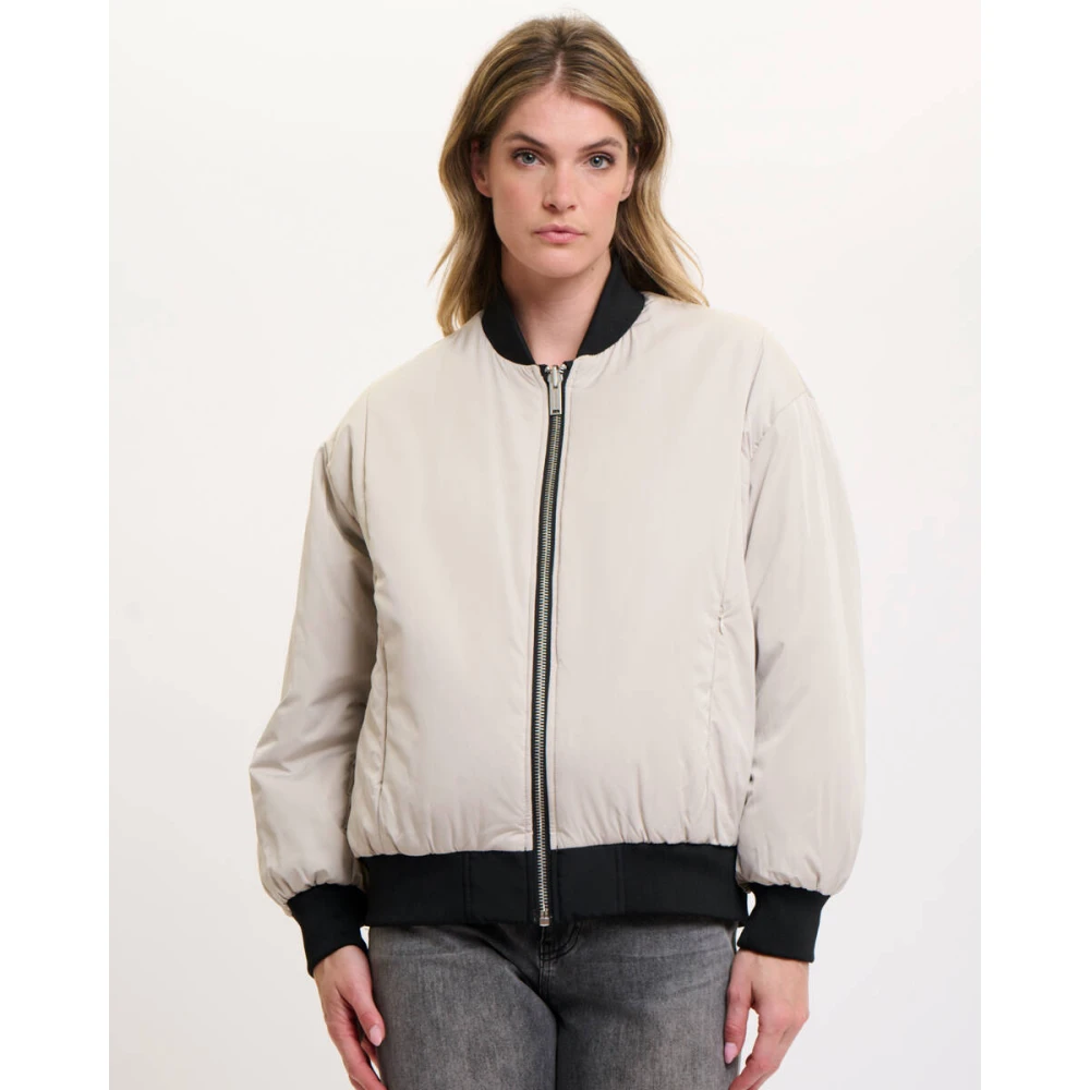 Rino&Pelle Reversible Bomber Jacket Black Dames