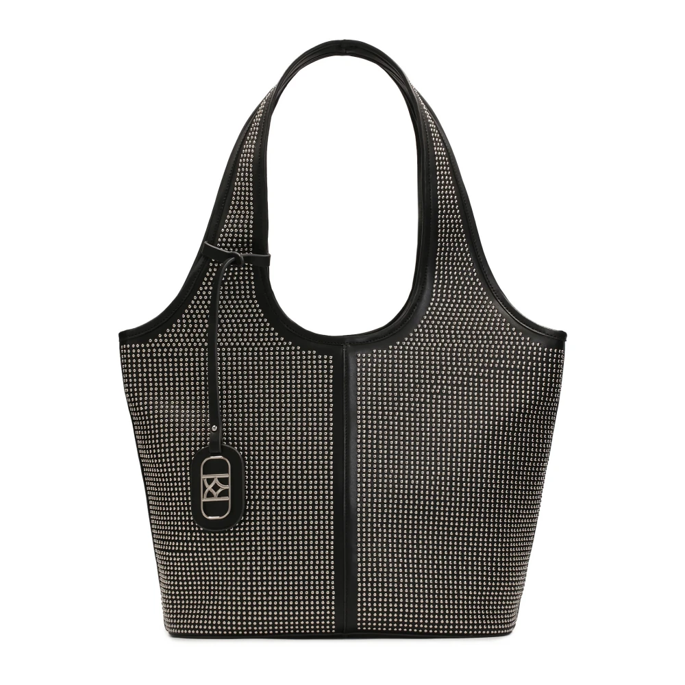 Kazar Hobo-tas versierd met kleine metalen noppen Black Dames