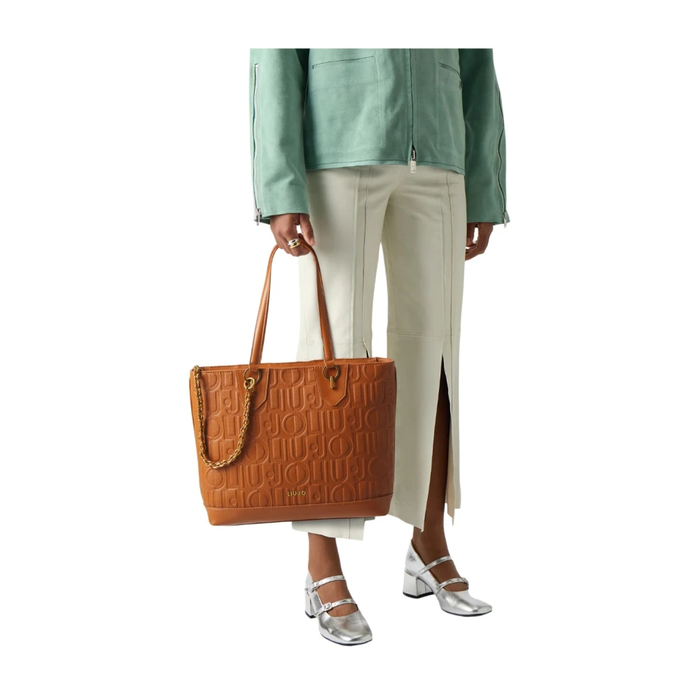 Liu Jo Ecs M Tote Tas Brown Dames