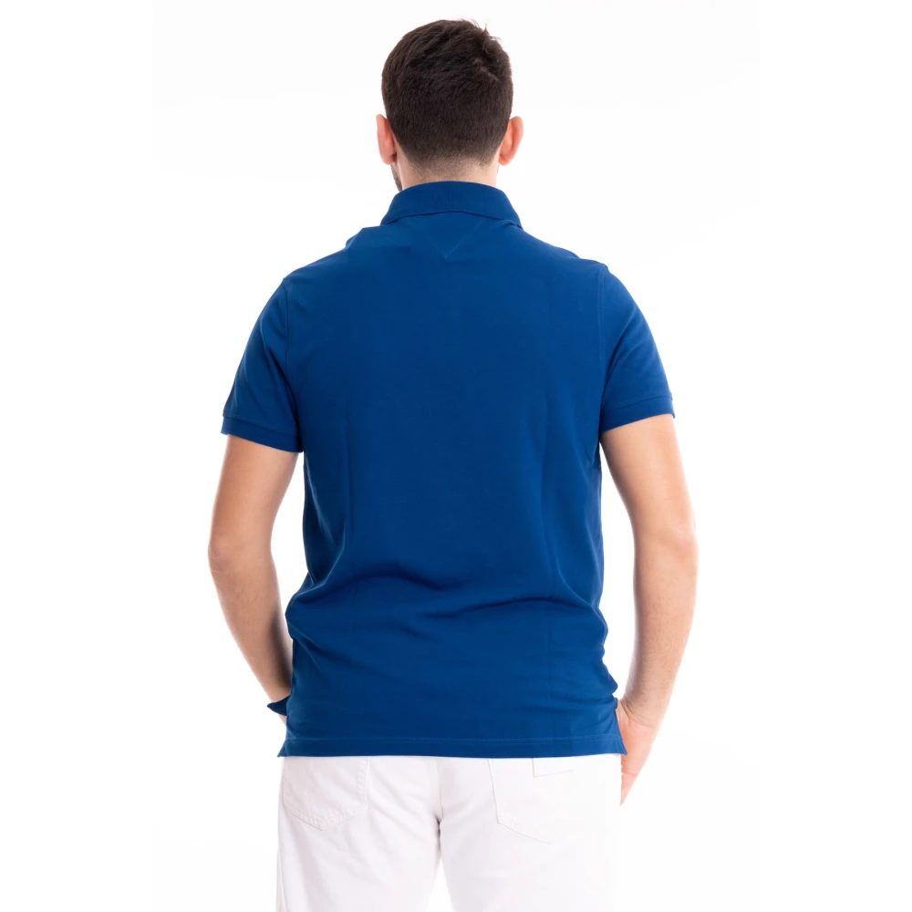 Tommy Hilfiger Slim Fit Polo Shirt 1985 Blue Heren