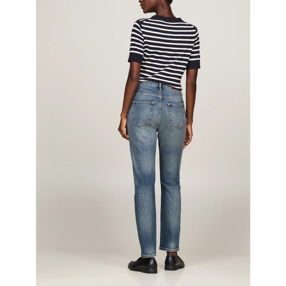 Tommy Hilfiger Slim Cigarette Jeans Blue Dames