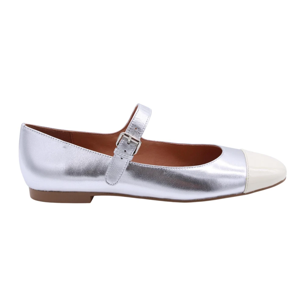 Bibi Lou Gray Elegant Ballet Flats For Women - Female - Ballerina Shoes - 7 Uk - Shoes