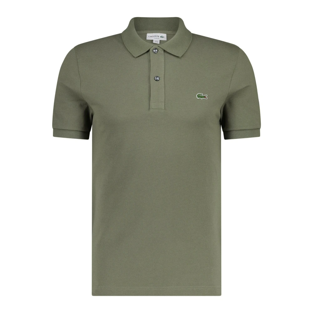 Lacoste Stijlvol Slim-Fit Poloshirt met Logo Green Heren