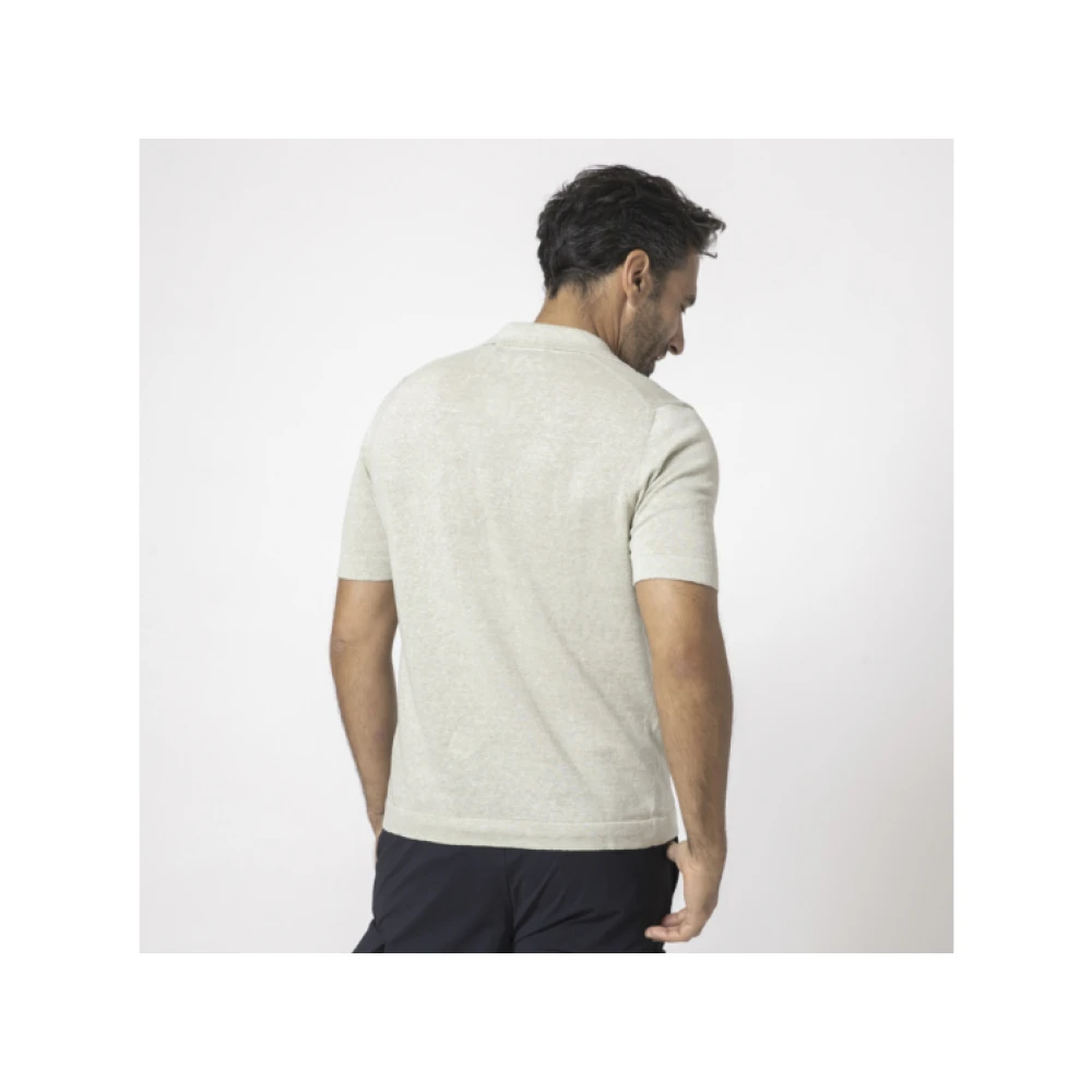 Gran Sasso Short Sleeve Shirt Green Heren