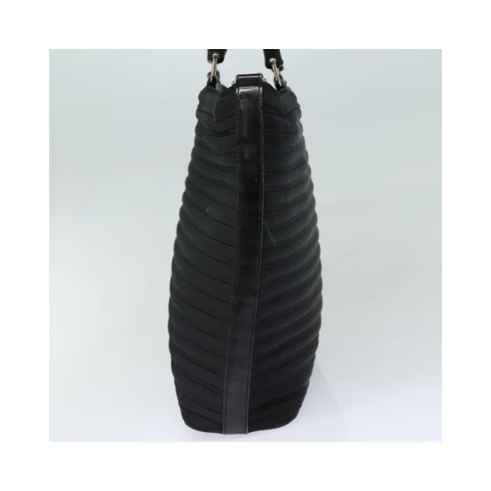 Gucci Vintage Pre-owned Nylon handbags Black Dames