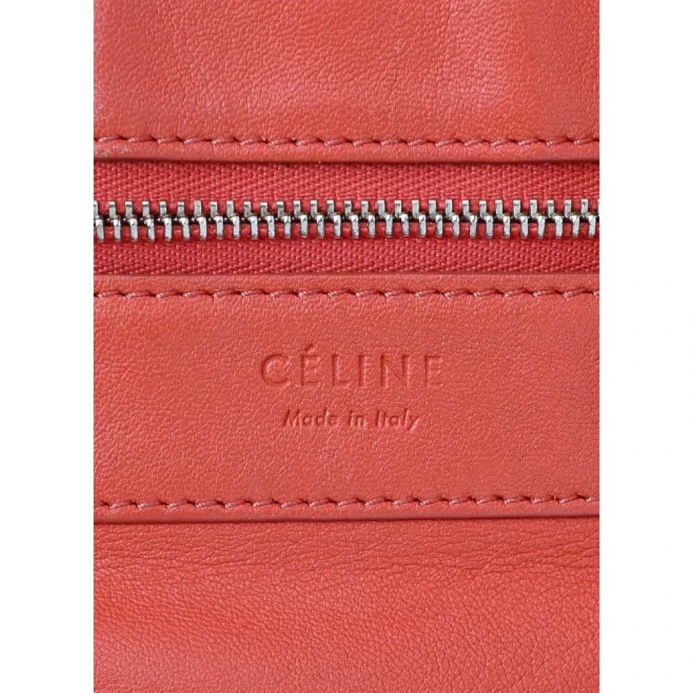 Celine Vintage Pre-owned Leather celine-bags Orange Dames