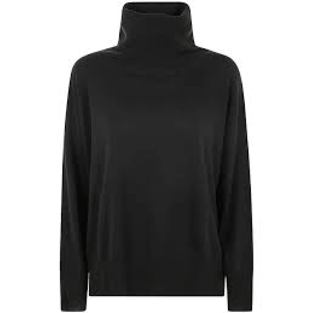 Liviana Conti Comfortabele Ronde Hals Trui Black Dames