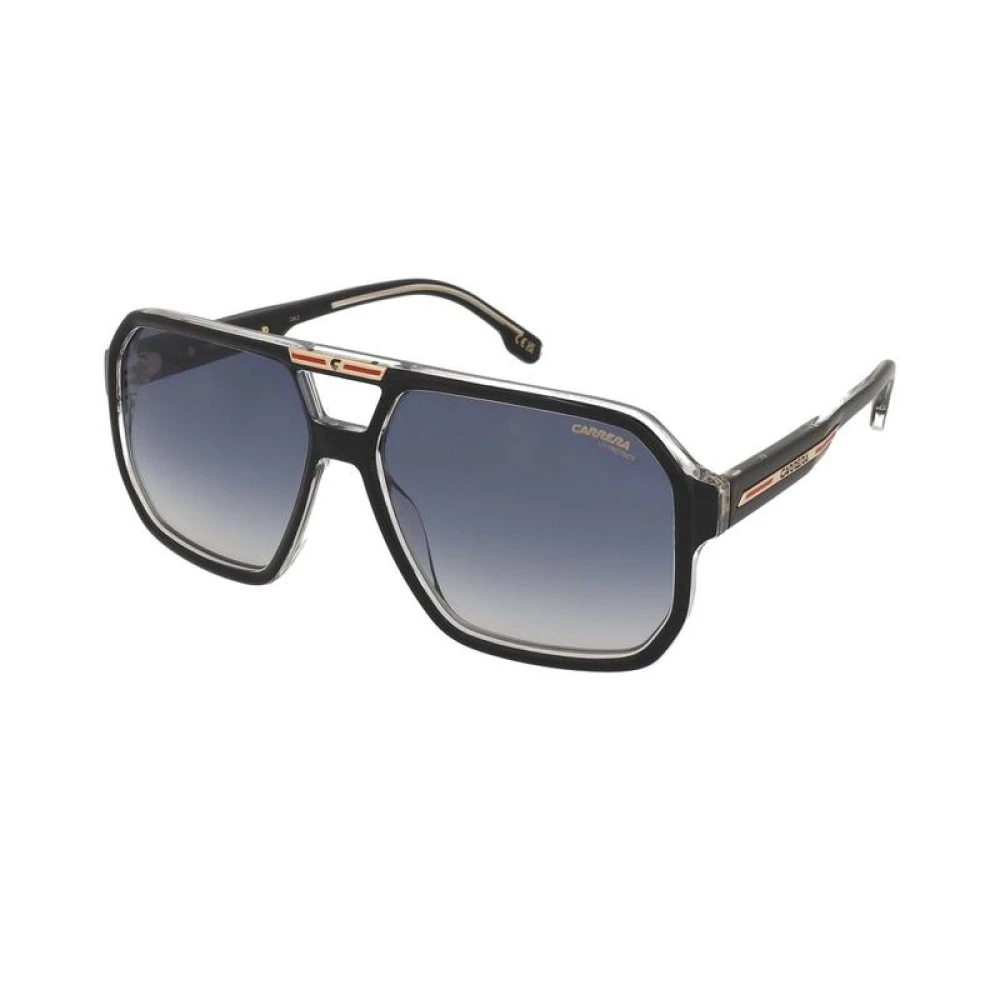 Carrera Uomo Blu Victory C 01/S Ei7/8 Occhiali Da Sole Bio Poliammide Squadrata Nor Sfumato - Immagine 3
