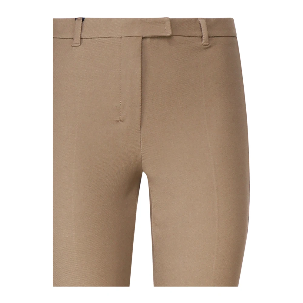 Max Mara Kameelbroek met voorplooi Brown Dames