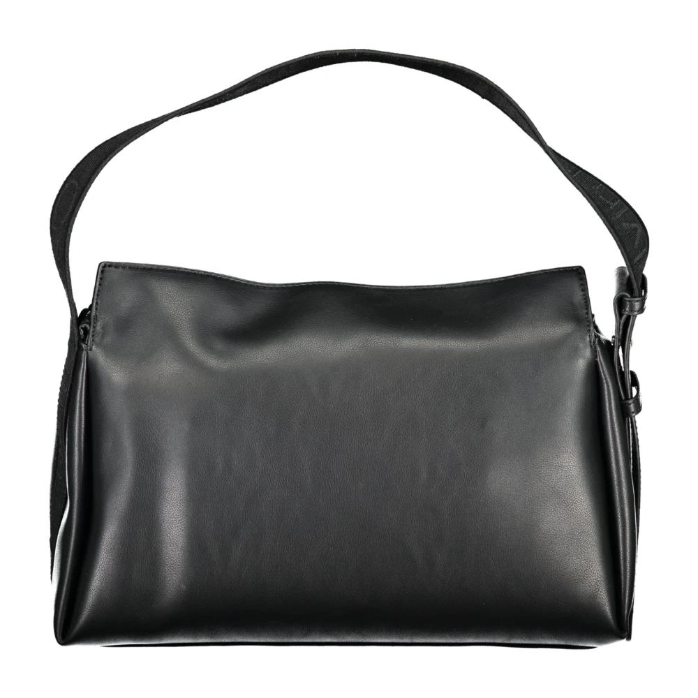 Calvin Klein Zwarte schoudertas met verstelbare handvat Black Dames