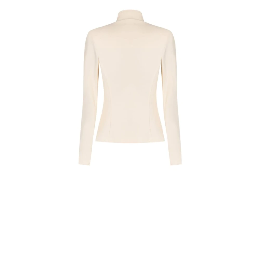 RINASCIMENTO Ritssluiting Jas Lente-Zomer 2024 Collectie Beige Dames