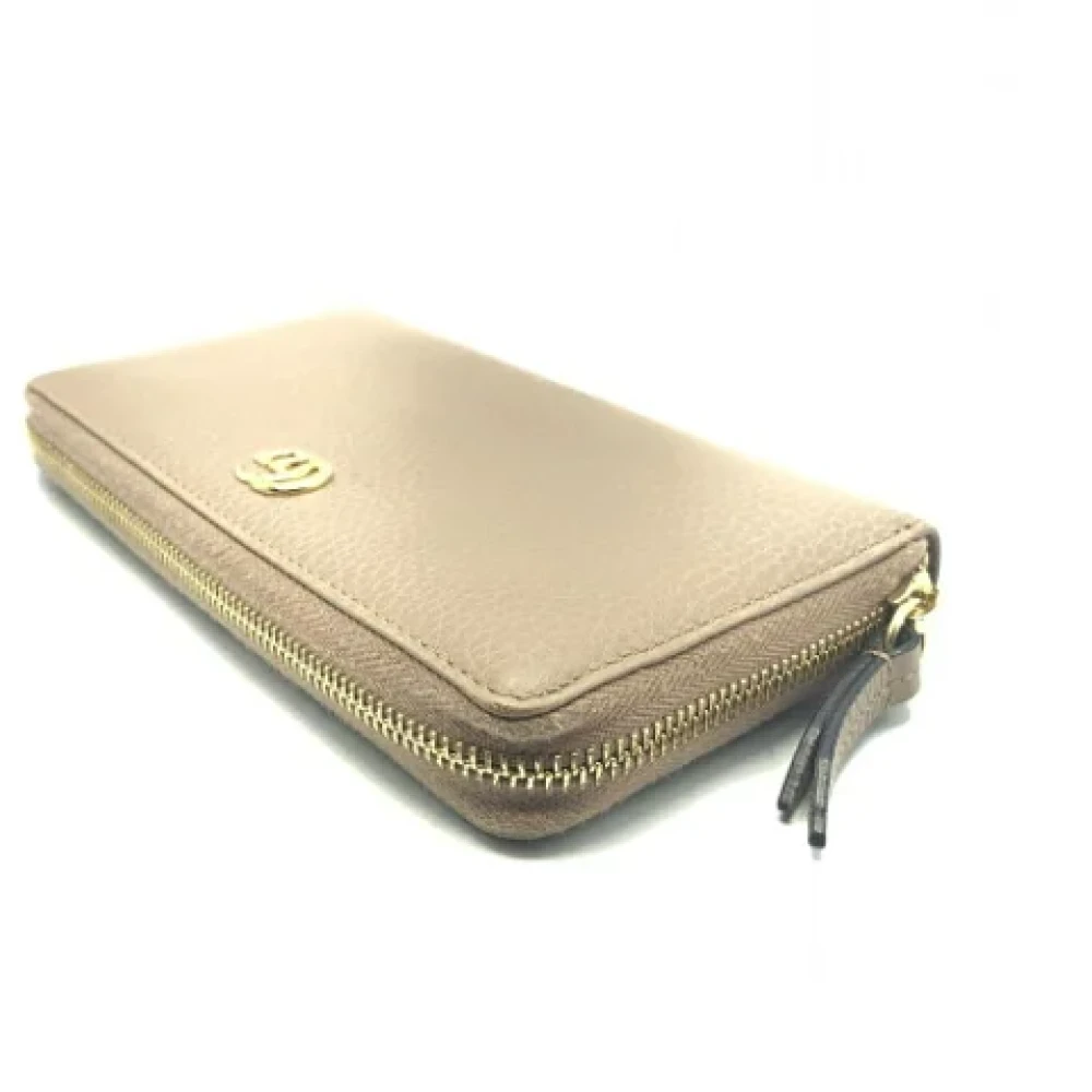 Gucci Vintage Pre-owned Canvas wallets Beige Dames