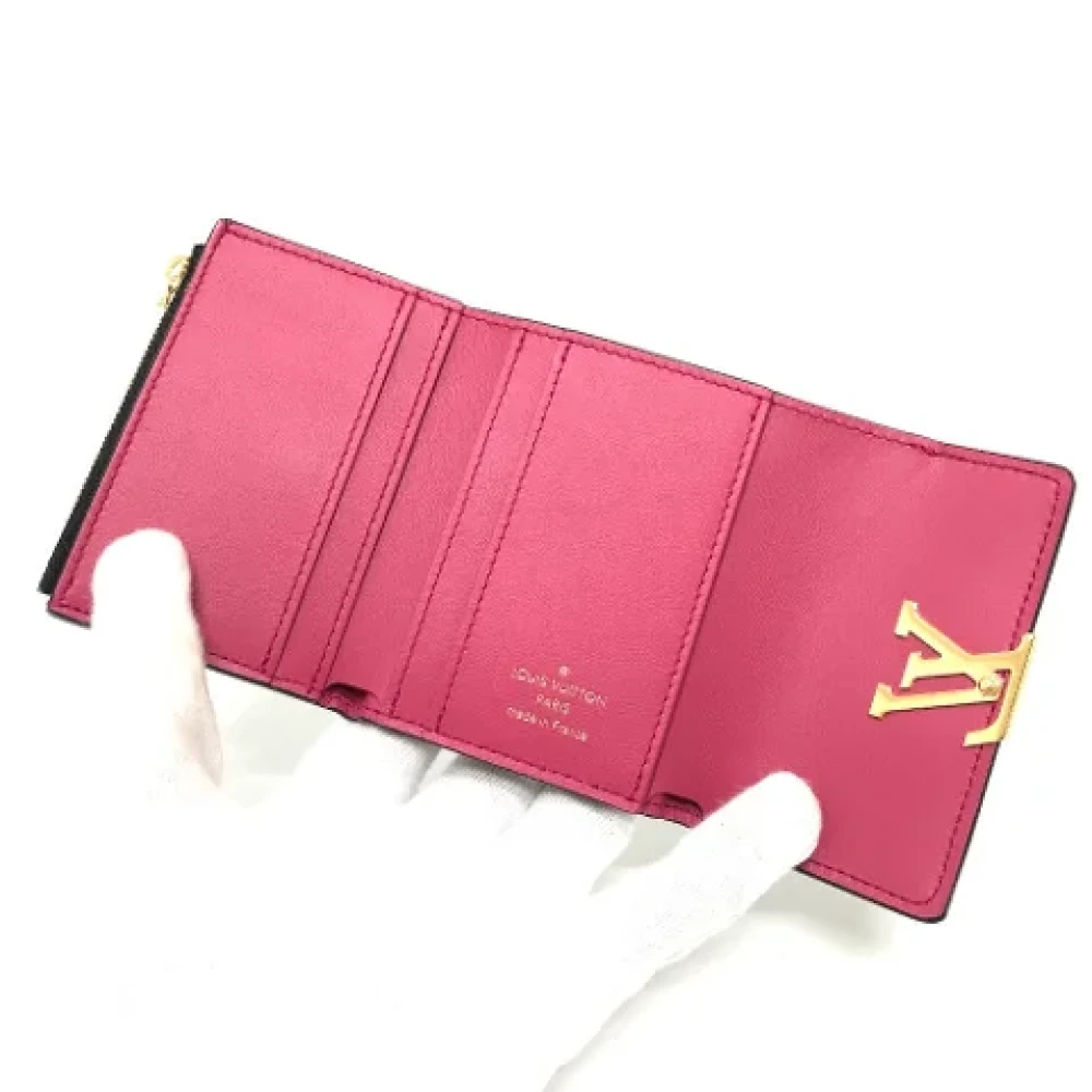 Louis Vuitton Vintage Pre-owned Leather wallets Black Dames