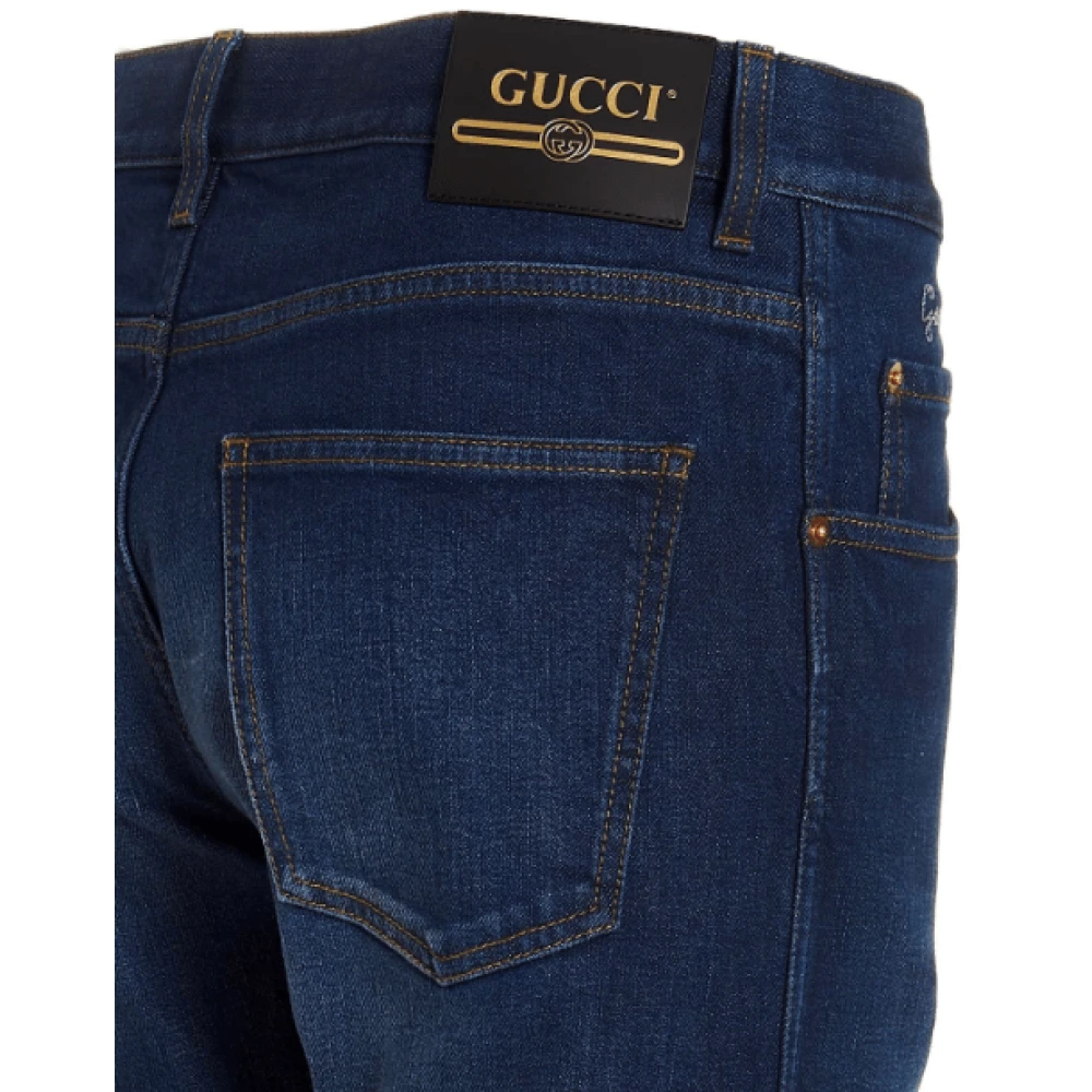 Gucci Gewassen strakke jeans-32 Blue Dames