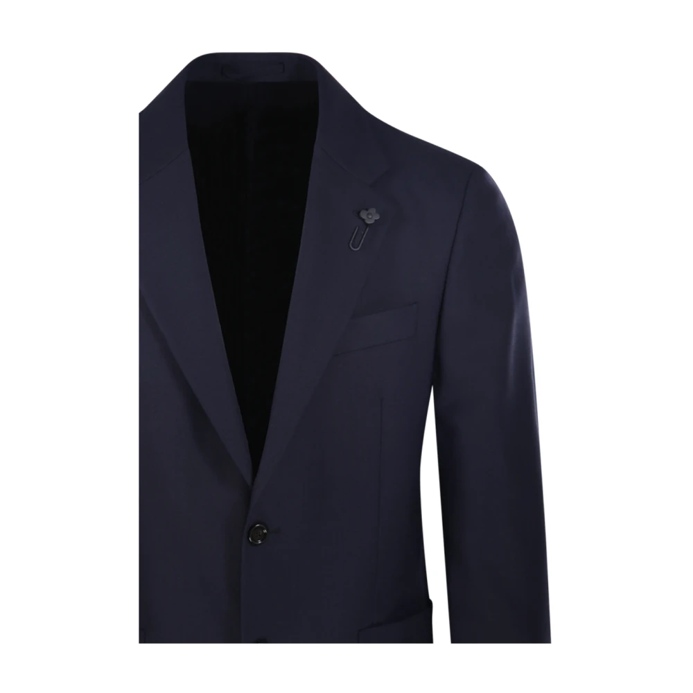 Lardini Blauwe Blazer voor Mannen Blue Heren