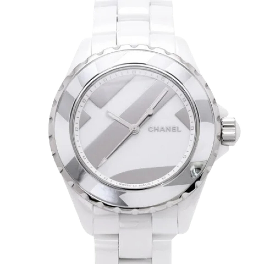 Reloj Chanel de Metal Plateado de Segunda Mano Chanel Vintage