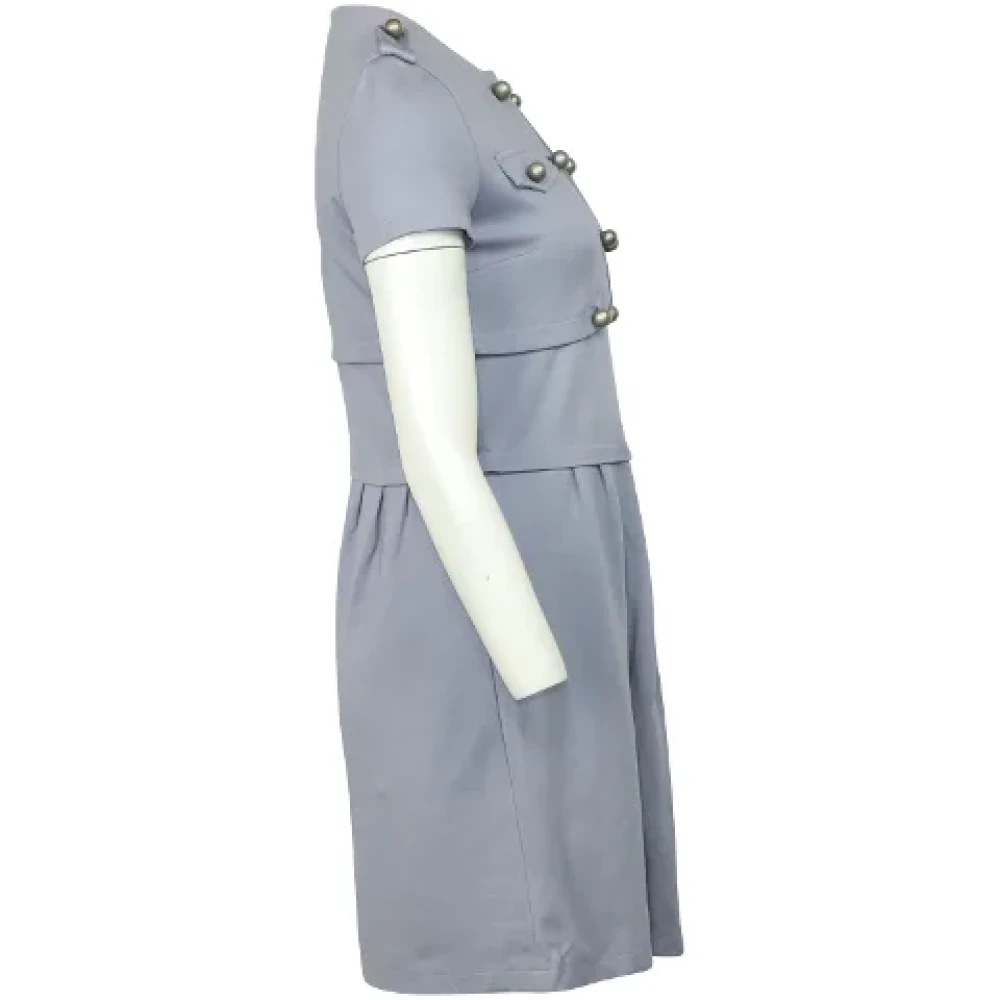 Moschino Pre-Owned Pre-owned Polyester dresses Gray Dames