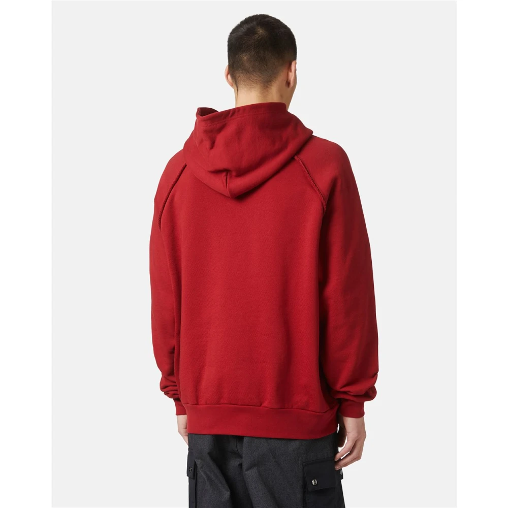Iceberg Sweatshirt met capuchon en logo Red Heren