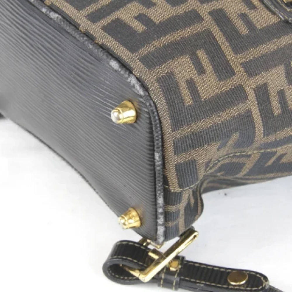 Fendi Vintage Pre-owned Canvas fendi-bags Green Dames