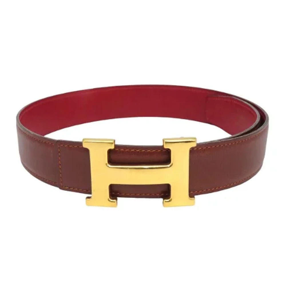 Hermès Vintage Pre-owned Leather belts Brown Dames