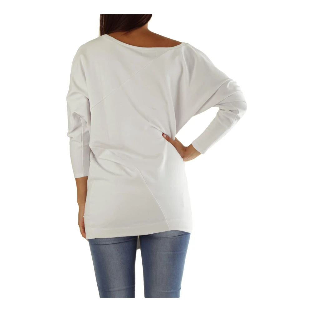 MET Wit Dames T-shirt Lange Mouw White Dames