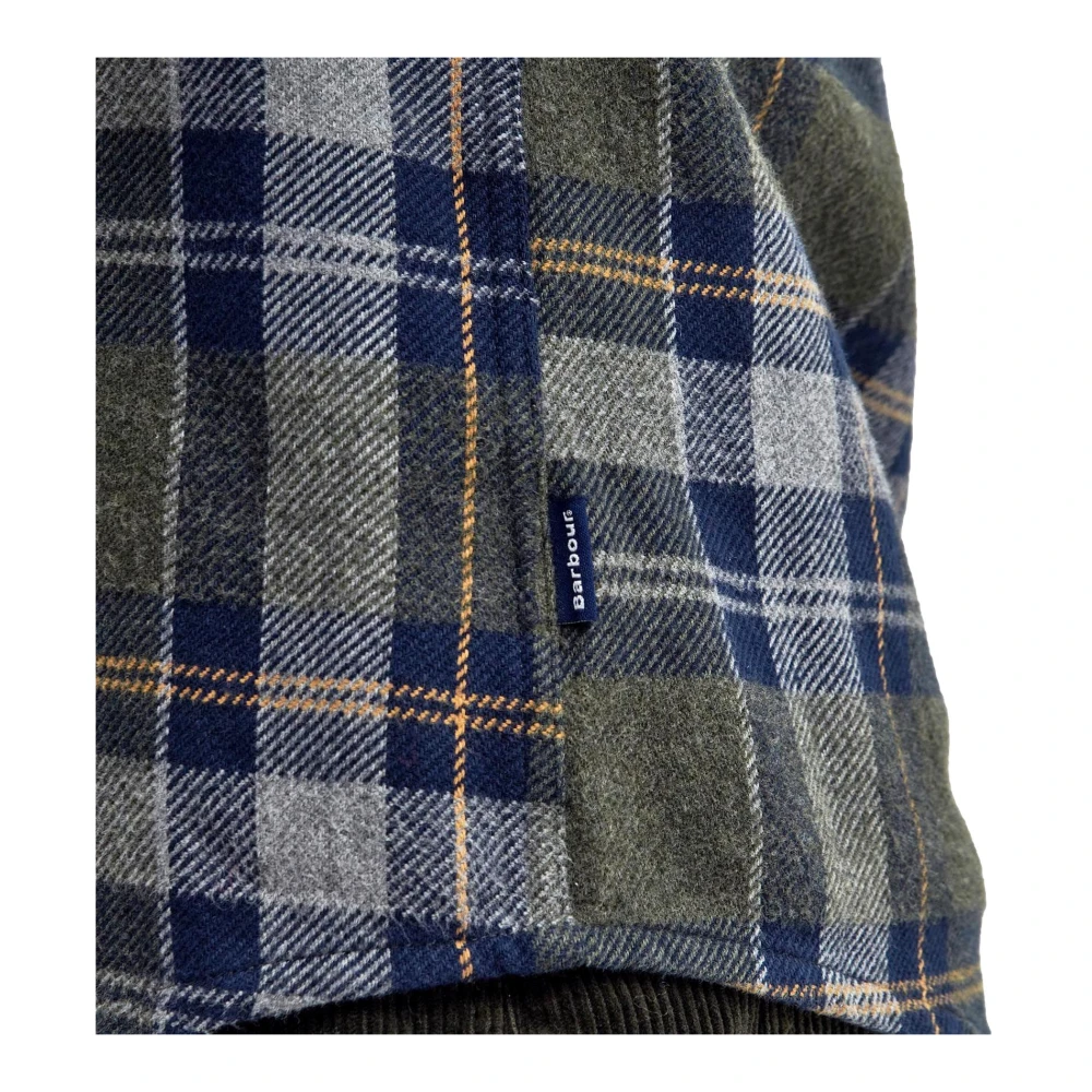 Barbour Snowcap Fitted Shirt Olive Multicolor Heren