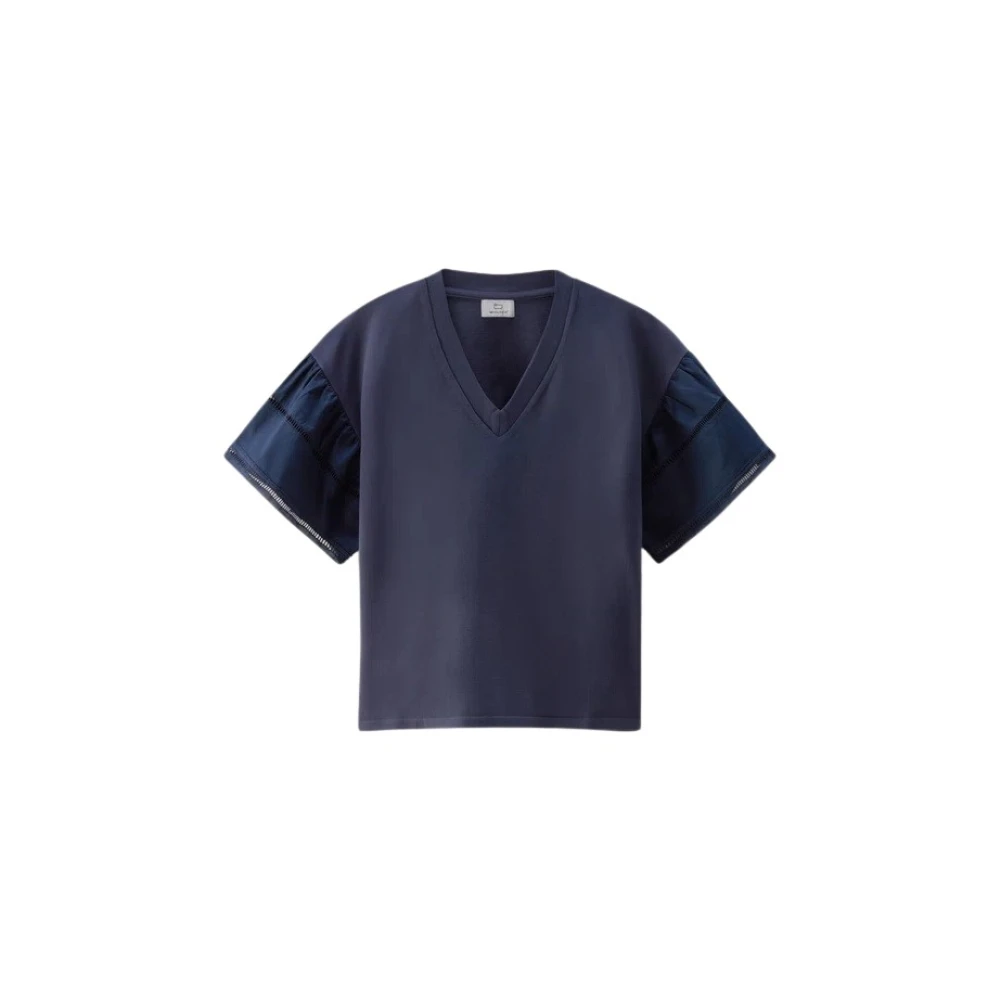 Woolrich - Tops > T-Shirts - Blue - Woolrich - Modalova