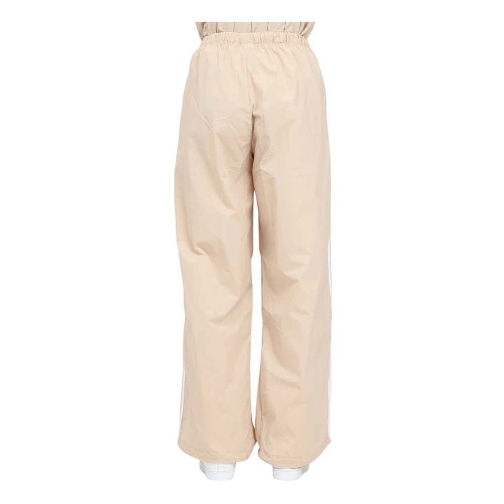 adidas Originals Wijde broek met 3 strepen Beige Dames
