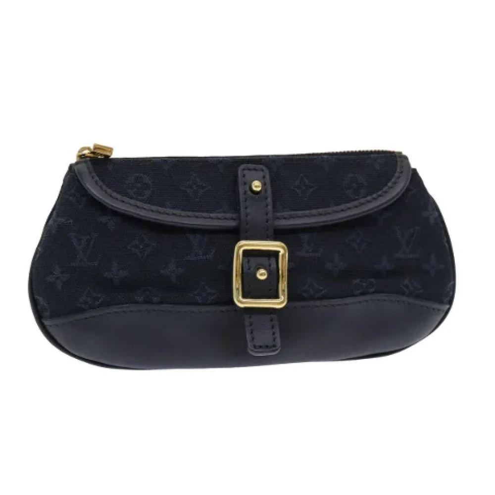 Louis Vuitton Vintage Pre-owned Canvas clutches Blue Dames