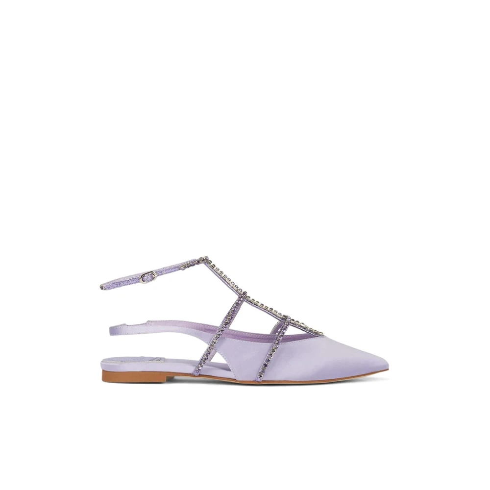 Jeffrey Campbell Lilac Flats Stijlvol en Natuurlijk Purple Dames