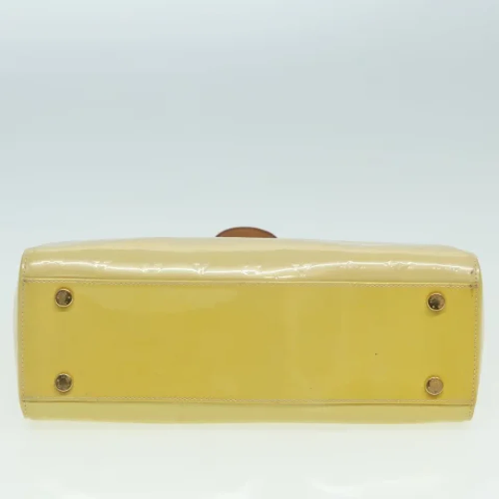 Louis Vuitton Vintage Pre-owned Leather louis-vuitton-bags Yellow Dames