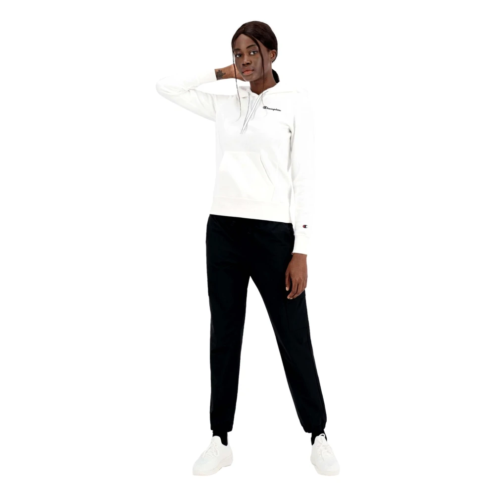 Champion Hooded Sweatshirt Hoodie White Dames