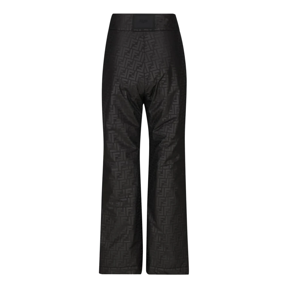 Fendi Logo FF Ski Broek Black Dames