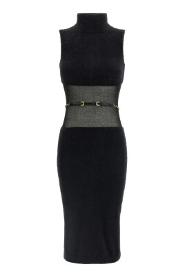 robe-en-maille-avec-ceinture