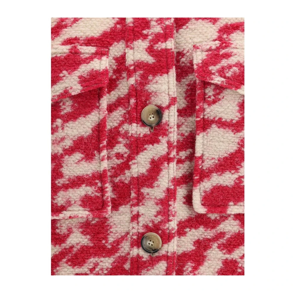 Isabel Marant Étoile Wollen Shirtjas met Abstract Patroon Multicolor Dames